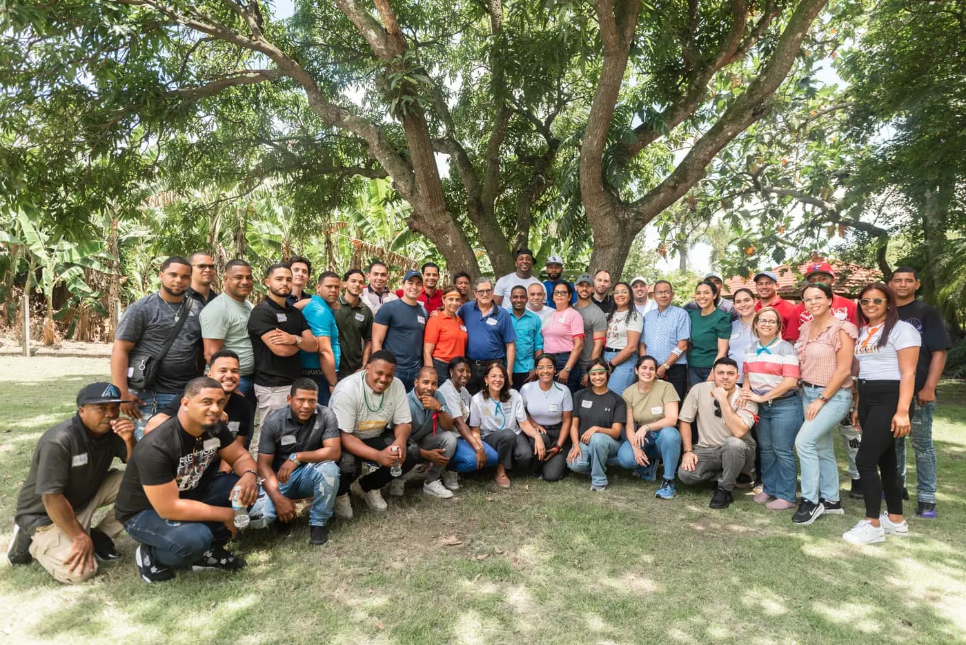 The IDEINCA team together at a company event